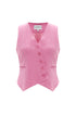 Asymmetic V-Neck Vest
